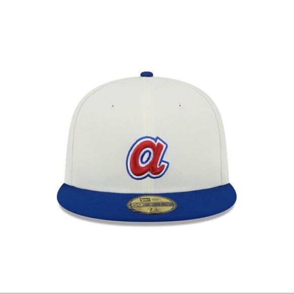 59fifty fitted hat retro braves hat